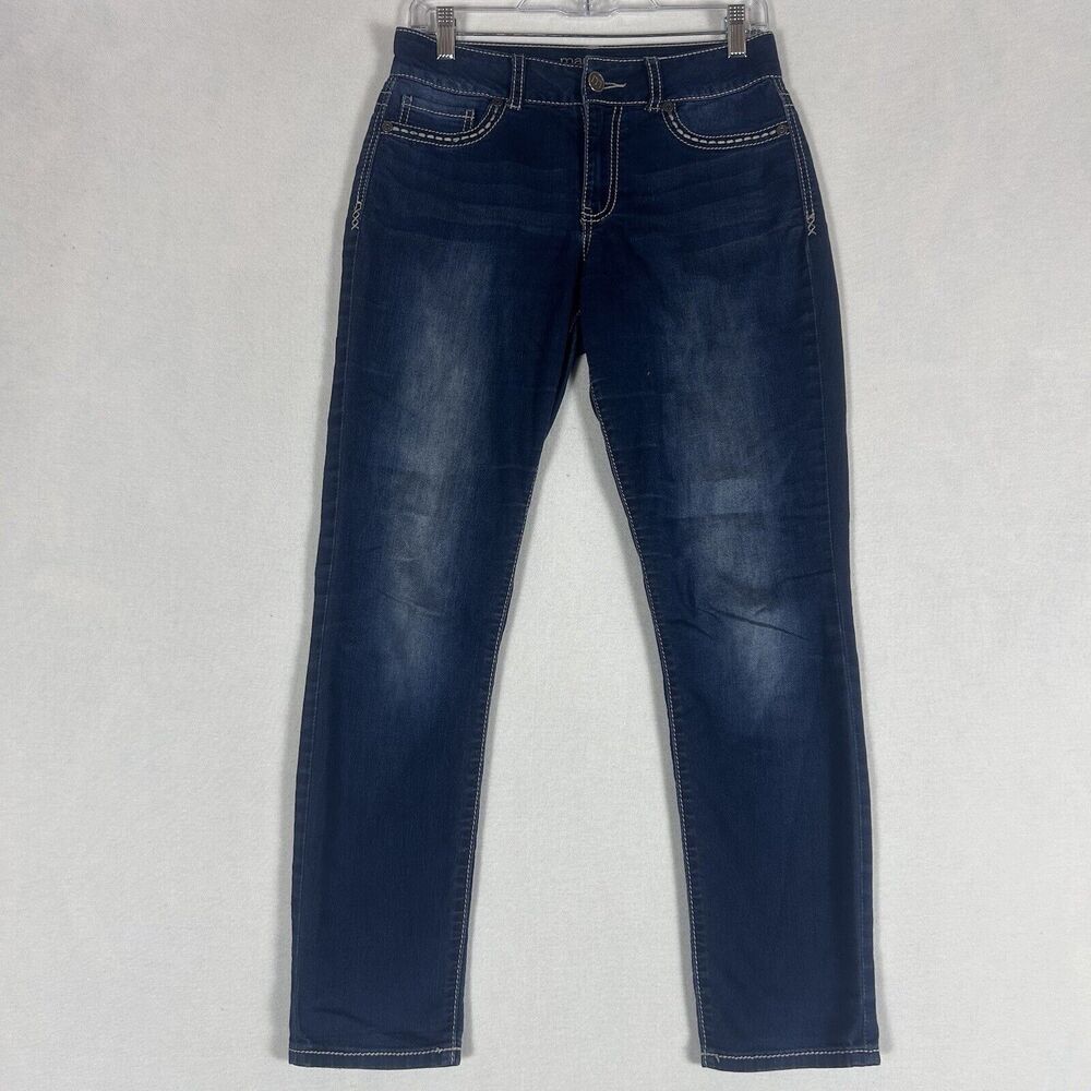 Maurices High Rise Jegging Jeans Womens Size S-S Blue Stretch Dark Wash Ladies
